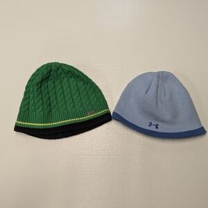 Beanie Bundle Green Bula and Baby Blue Under Armour